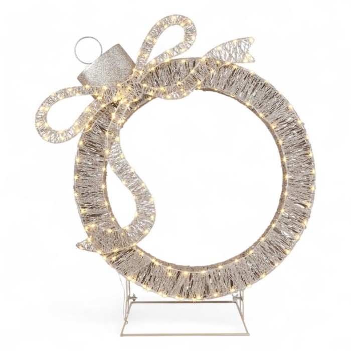 SFERA NATALIZIA 200 LED CERCHIO D.100